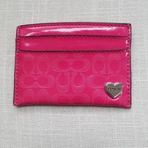 COACH Patent Leather Card Case